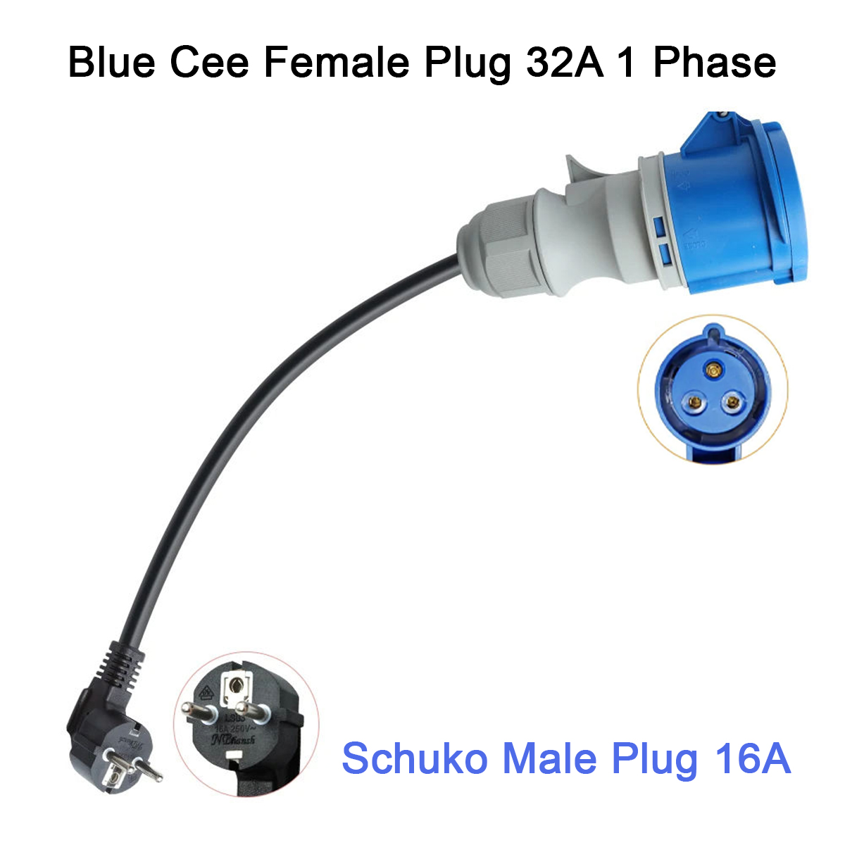 Ev Charger Adapter - Adapter NTO Blue CEE Żeński Wtyk
