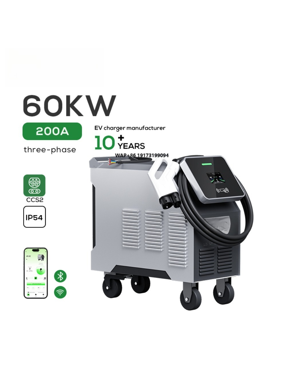 Portable Ev Charger - Przenośna ładowarka DC EV CCS2 60kW