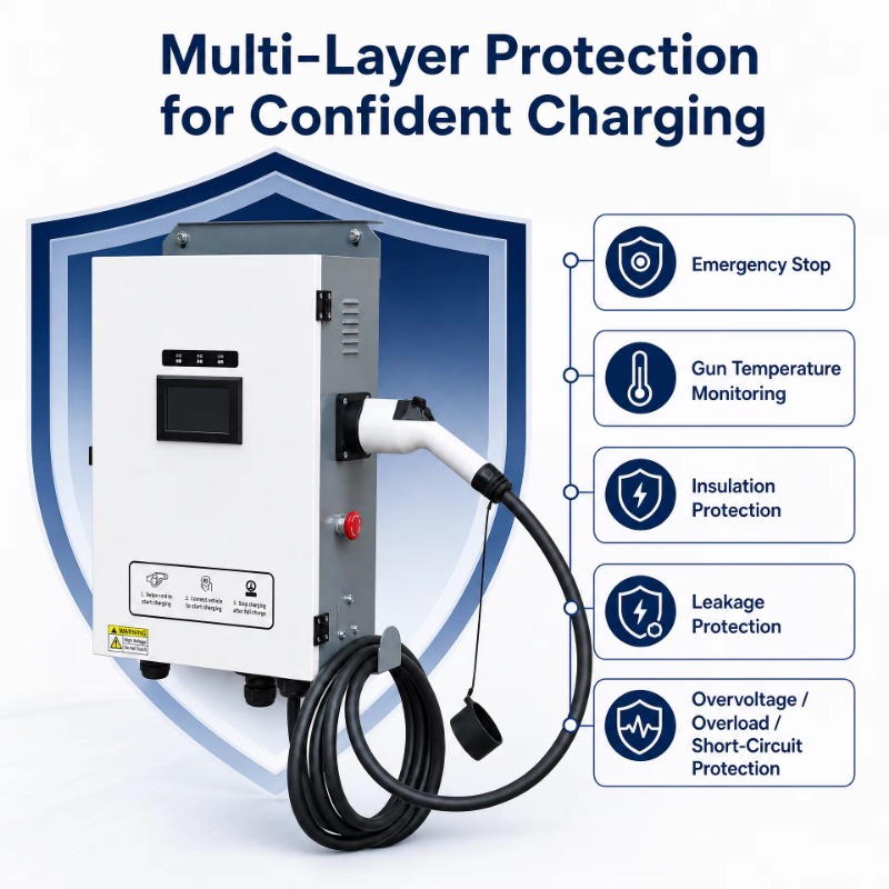 Stacje ładowania montowane na  – Fast Ev Charger recenzja i cena
